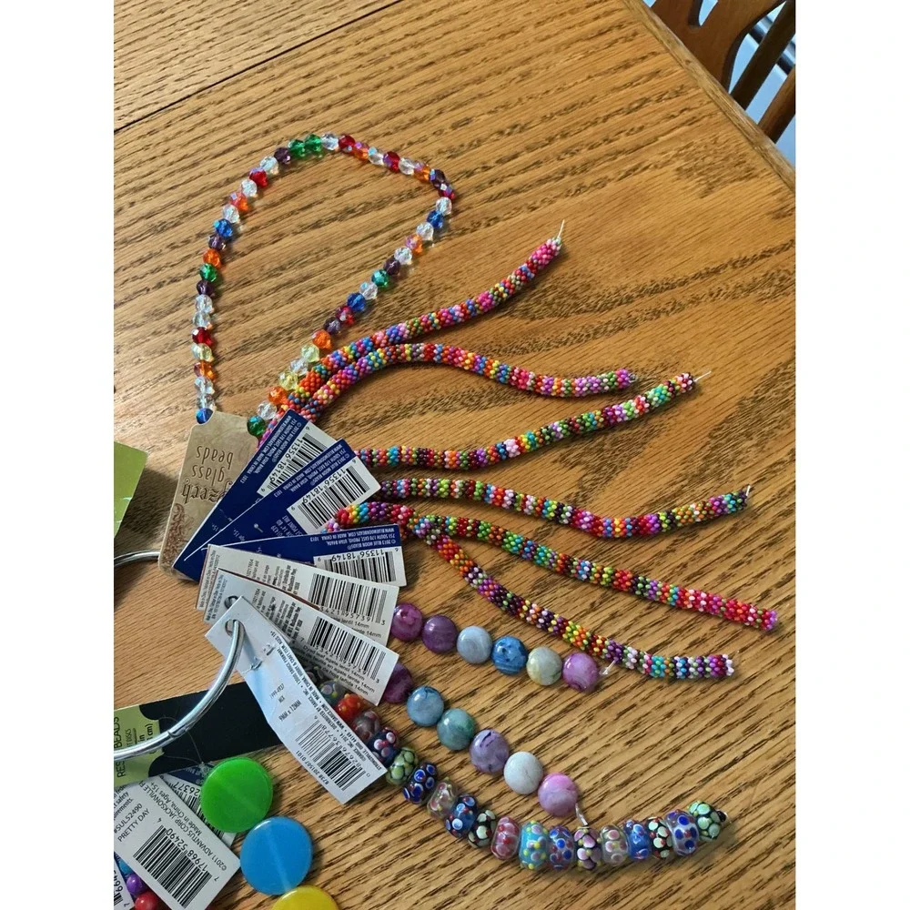 Blue Moon Beads Czech Glass Acrylic Resin Shell Jewelry Making Destash Lot 20+pc